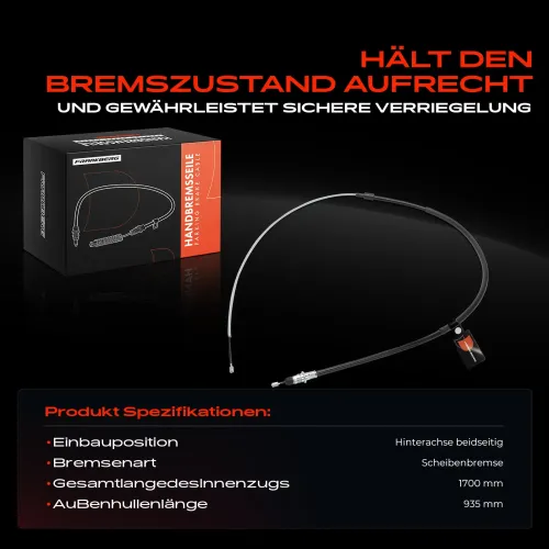 Seilzug, Feststellbremse Hinterachse beidseitig Frankberg 5481FB0041489 Bild Seilzug, Feststellbremse Hinterachse beidseitig Frankberg 5481FB0041489