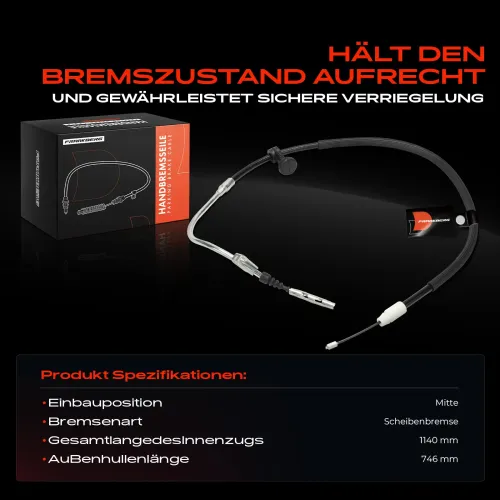 Seilzug, Feststellbremse Mitte Frankberg 5481FB0041545 Bild Seilzug, Feststellbremse Mitte Frankberg 5481FB0041545