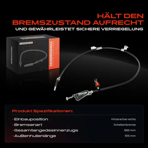 Seilzug, Feststellbremse Hinterachse rechts Frankberg 5481FB0041633 Bild Seilzug, Feststellbremse Hinterachse rechts Frankberg 5481FB0041633