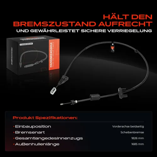 Seilzug, Feststellbremse Vorderachse beidseitig Frankberg 5481FB0041643 Bild Seilzug, Feststellbremse Vorderachse beidseitig Frankberg 5481FB0041643