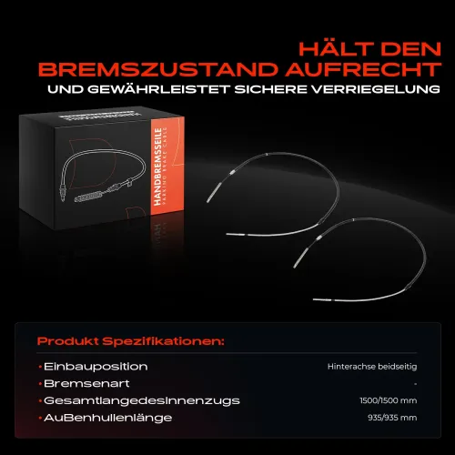 Seilzug, Feststellbremse Hinterachse beidseitig Frankberg 5481FB0041655 Bild Seilzug, Feststellbremse Hinterachse beidseitig Frankberg 5481FB0041655