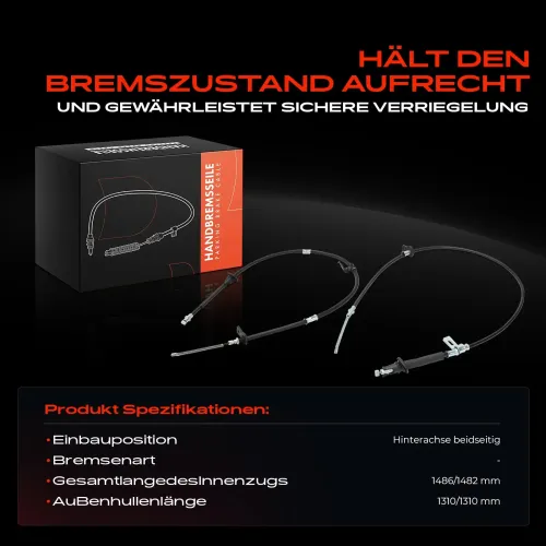 Seilzug, Feststellbremse Hinterachse beidseitig Frankberg 5481FB0041673 Bild Seilzug, Feststellbremse Hinterachse beidseitig Frankberg 5481FB0041673