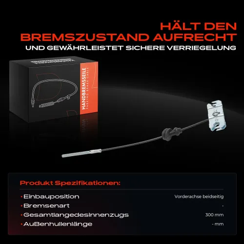 Seilzug, Feststellbremse Vorderachse beidseitig Frankberg 5481FB0041675 Bild Seilzug, Feststellbremse Vorderachse beidseitig Frankberg 5481FB0041675