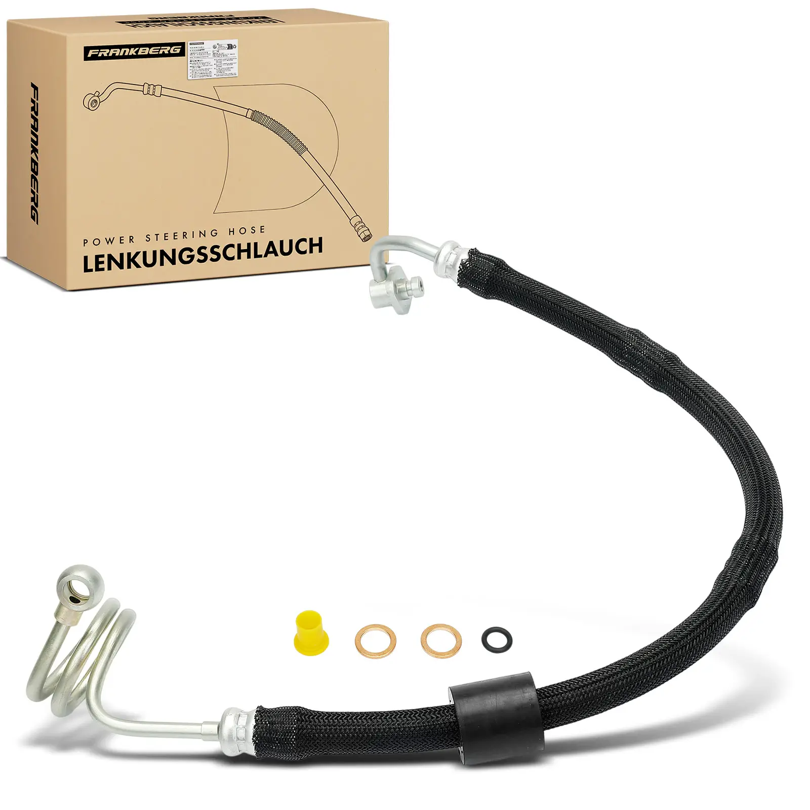 Hydraulikschlauch, Lenkung von Hydraulikpumpe nach Lenkgetriebe Frankberg 5481FB0041782