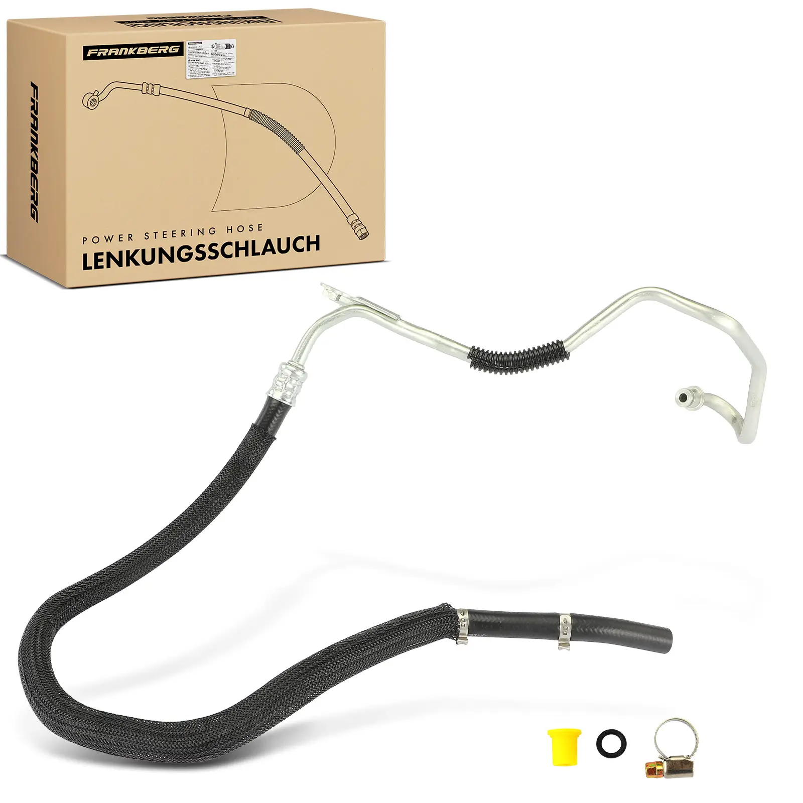 Hydraulikschlauch, Lenkung von Hydraulikpumpe nach Lenkgetriebe Frankberg 5481FB0041783