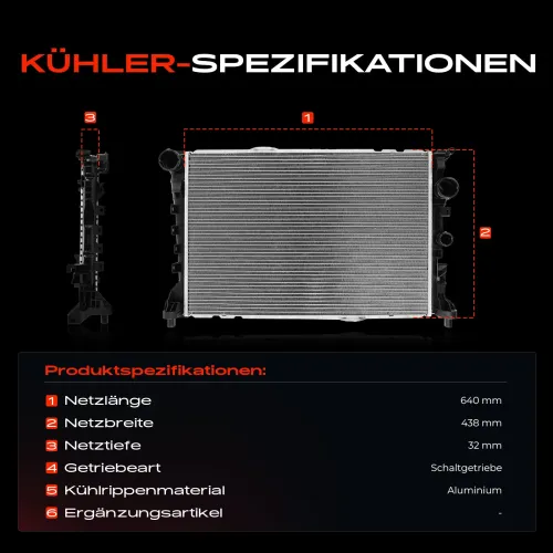 Kühler, Motorkühlung Frankberg 5481FB0042055 Bild Kühler, Motorkühlung Frankberg 5481FB0042055
