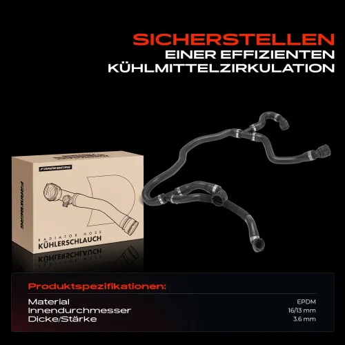 Kühlerschlauch Frankberg 5481FB0042636 Bild Kühlerschlauch Frankberg 5481FB0042636