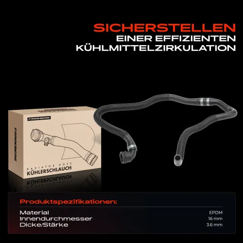 Kühlerschlauch Frankberg 5481FB0042658 Bild Kühlerschlauch Frankberg 5481FB0042658