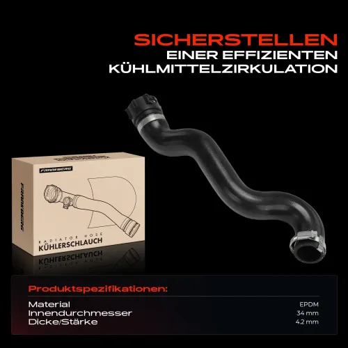 Kühlerschlauch Frankberg 5481FB0042708 Bild Kühlerschlauch Frankberg 5481FB0042708