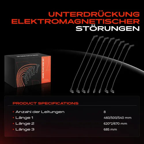 Zündleitungssatz Frankberg 5481FB0042827 Bild Zündleitungssatz Frankberg 5481FB0042827