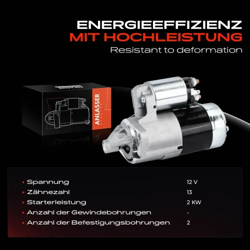 Starter 12 V 1,4 kW Frankberg 5481FB0042866 Bild Starter 12 V 1,4 kW Frankberg 5481FB0042866