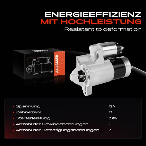 Starter 12 V 1,2 kW Frankberg 5481FB0042878 Bild Starter 12 V 1,2 kW Frankberg 5481FB0042878