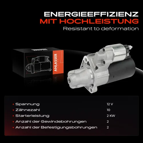 Starter 12 V 2 kW Frankberg 5481FB0042907 Bild Starter 12 V 2 kW Frankberg 5481FB0042907