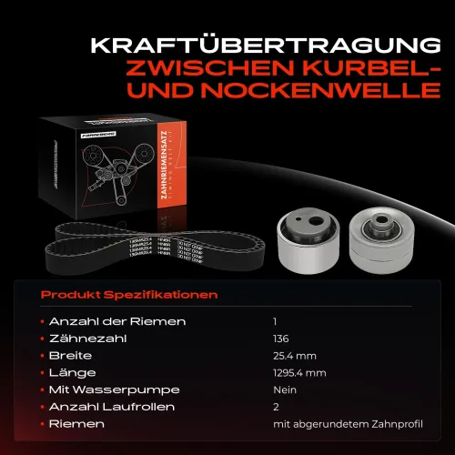 Zahnriemensatz Frankberg 5481FB0043026 Bild Zahnriemensatz Frankberg 5481FB0043026