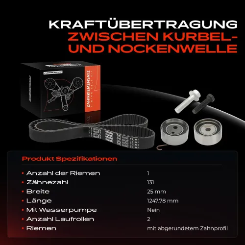 Zahnriemensatz Frankberg 5481FB0043029 Bild Zahnriemensatz Frankberg 5481FB0043029