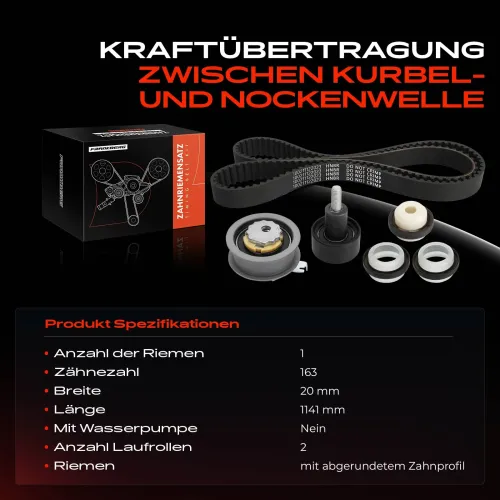 Zahnriemensatz Frankberg 5481FB0043054 Bild Zahnriemensatz Frankberg 5481FB0043054