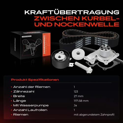 Zahnriemensatz Frankberg 5481FB0043087 Bild Zahnriemensatz Frankberg 5481FB0043087