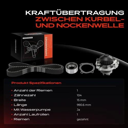 Zahnriemensatz Frankberg 5481FB0043100 Bild Zahnriemensatz Frankberg 5481FB0043100