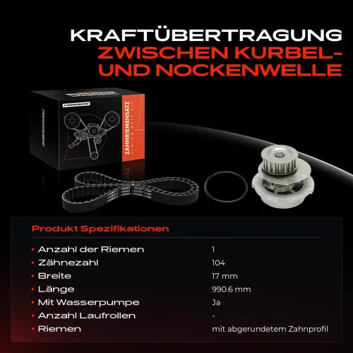 Zahnriemensatz Frankberg 5481FB0043106 Bild Zahnriemensatz Frankberg 5481FB0043106