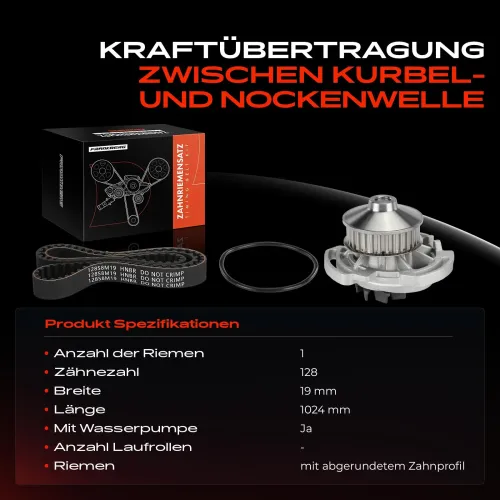 Zahnriemensatz Frankberg 5481FB0043114 Bild Zahnriemensatz Frankberg 5481FB0043114