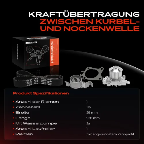 Zahnriemensatz Frankberg 5481FB0043131 Bild Zahnriemensatz Frankberg 5481FB0043131