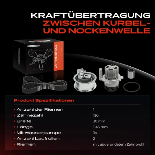 Zahnriemensatz Frankberg 5481FB0043154 Bild Zahnriemensatz Frankberg 5481FB0043154