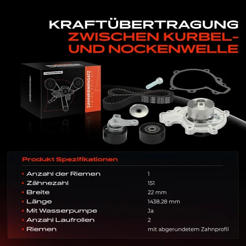 Zahnriemensatz Frankberg 5481FB0043173 Bild Zahnriemensatz Frankberg 5481FB0043173