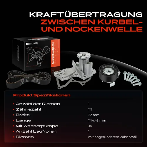 Zahnriemensatz Frankberg 5481FB0043180 Bild Zahnriemensatz Frankberg 5481FB0043180