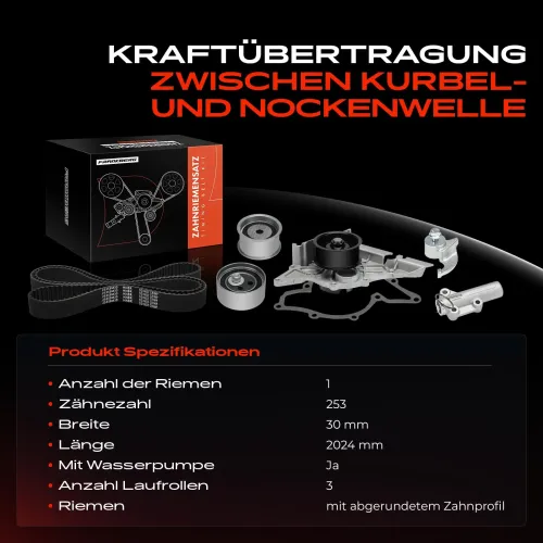 Zahnriemensatz Frankberg 5481FB0043223 Bild Zahnriemensatz Frankberg 5481FB0043223