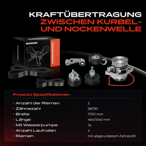 Zahnriemensatz Frankberg 5481FB0043232 Bild Zahnriemensatz Frankberg 5481FB0043232