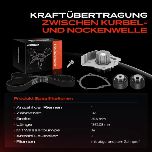 Zahnriemensatz Frankberg 5481FB0043238 Bild Zahnriemensatz Frankberg 5481FB0043238