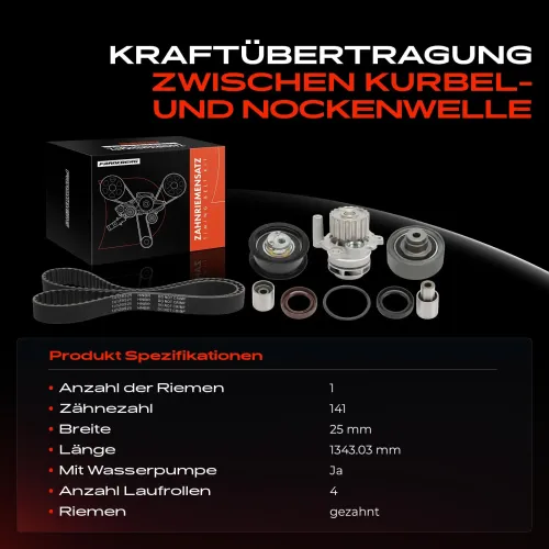 Zahnriemensatz Frankberg 5481FB0043263 Bild Zahnriemensatz Frankberg 5481FB0043263