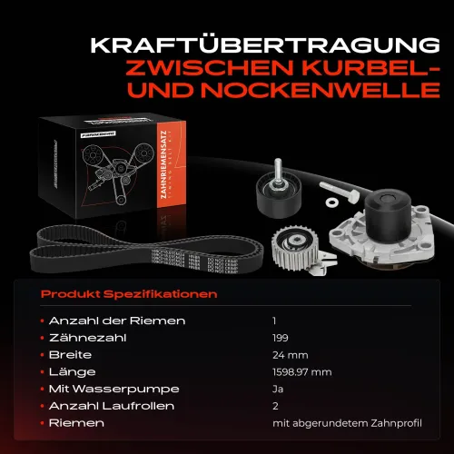 Zahnriemensatz Frankberg 5481FB0043288 Bild Zahnriemensatz Frankberg 5481FB0043288