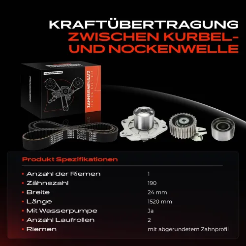 Zahnriemensatz Frankberg 5481FB0043295 Bild Zahnriemensatz Frankberg 5481FB0043295