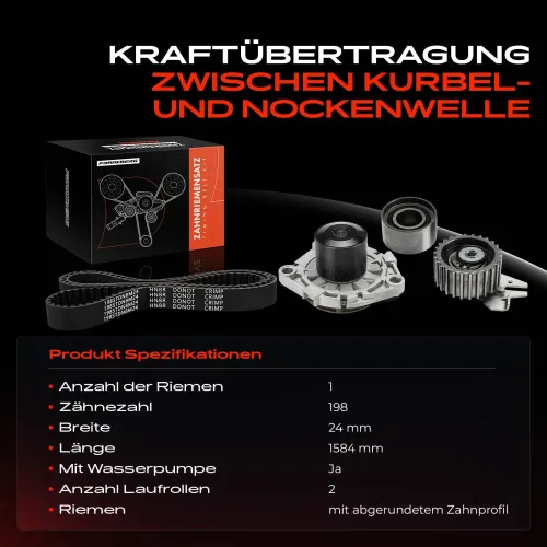 Zahnriemensatz Frankberg 5481FB0043298 Bild Zahnriemensatz Frankberg 5481FB0043298