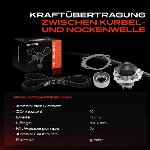 Zahnriemensatz Frankberg 5481FB0043301 Bild Zahnriemensatz Frankberg 5481FB0043301