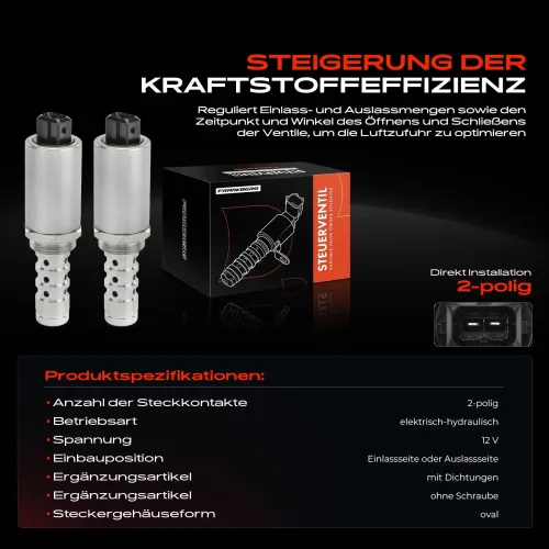 Steuerventil, Nockenwellenverstellung 12 V Frankberg 5481FB0043341 Bild Steuerventil, Nockenwellenverstellung 12 V Frankberg 5481FB0043341