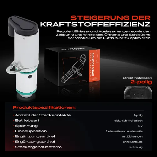 Steuerventil, Nockenwellenverstellung 12 V Frankberg 5481FB0043342 Bild Steuerventil, Nockenwellenverstellung 12 V Frankberg 5481FB0043342