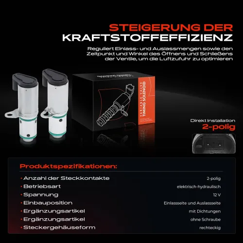 Steuerventil, Nockenwellenverstellung 12 V Frankberg 5481FB0043343 Bild Steuerventil, Nockenwellenverstellung 12 V Frankberg 5481FB0043343