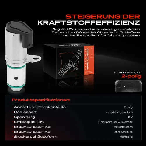 Steuerventil, Nockenwellenverstellung 12 V Frankberg 5481FB0043344 Bild Steuerventil, Nockenwellenverstellung 12 V Frankberg 5481FB0043344