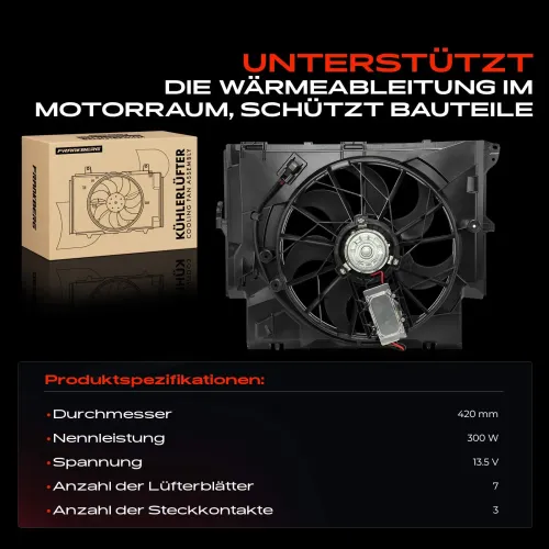 Lüfter, Motorkühlung 13,5 V Frankberg 5481FB0043355 Bild Lüfter, Motorkühlung 13,5 V Frankberg 5481FB0043355
