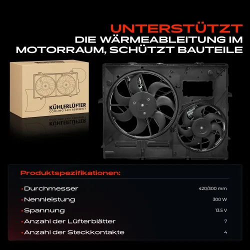 Lüfter, Motorkühlung 13,5 V Frankberg 5481FB0043364 Bild Lüfter, Motorkühlung 13,5 V Frankberg 5481FB0043364