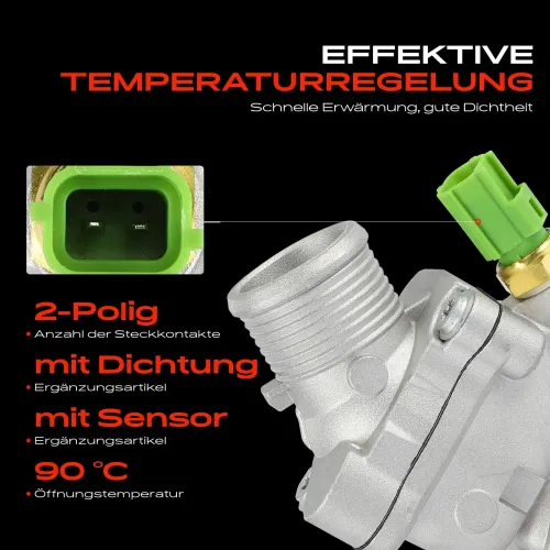 Thermostat, Kühlmittel Frankberg 5481FB0043537 Bild Thermostat, Kühlmittel Frankberg 5481FB0043537