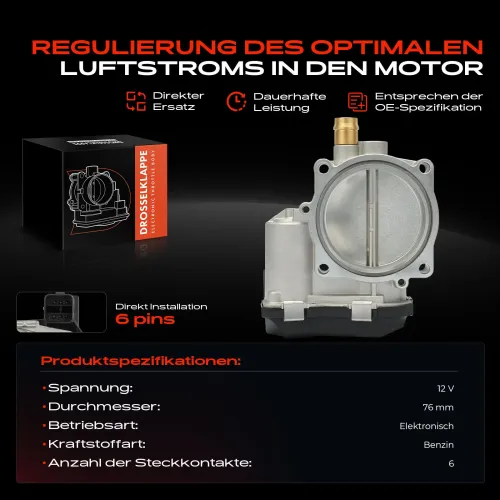 Drosselklappenstutzen 12 V Frankberg 5481FB0043689 Bild Drosselklappenstutzen 12 V Frankberg 5481FB0043689