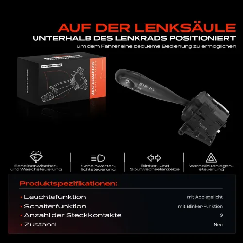 Lenkstockschalter Frankberg 5481FB0043743 Bild Lenkstockschalter Frankberg 5481FB0043743
