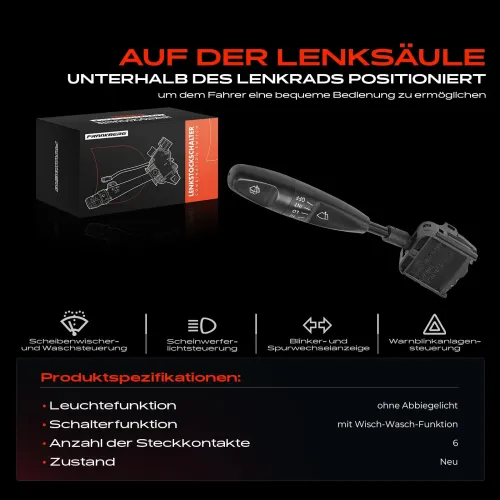 Lenkstockschalter Frankberg 5481FB0043754 Bild Lenkstockschalter Frankberg 5481FB0043754