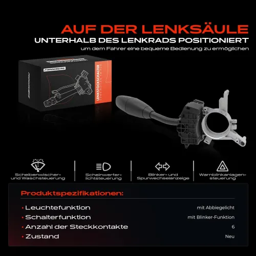 Lenkstockschalter Frankberg 5481FB0043761 Bild Lenkstockschalter Frankberg 5481FB0043761