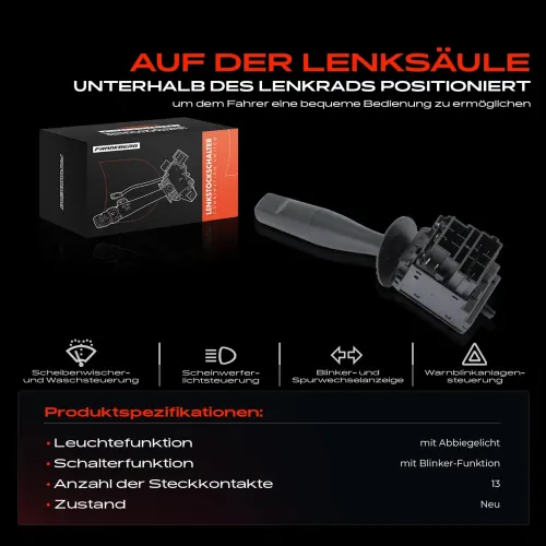 Lenkstockschalter Frankberg 5481FB0043767 Bild Lenkstockschalter Frankberg 5481FB0043767