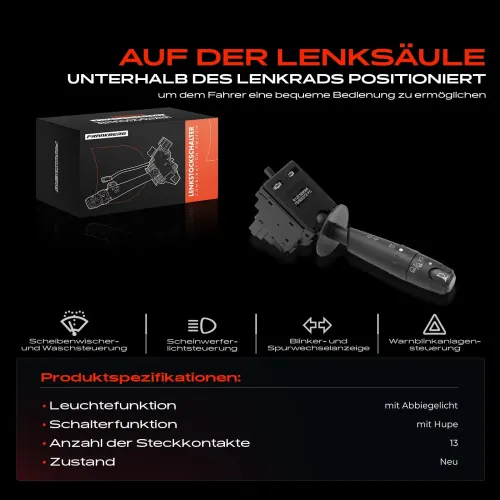 Lenkstockschalter Frankberg 5481FB0043770 Bild Lenkstockschalter Frankberg 5481FB0043770