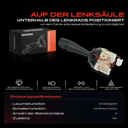 Lenkstockschalter Frankberg 5481FB0043780 Bild Lenkstockschalter Frankberg 5481FB0043780